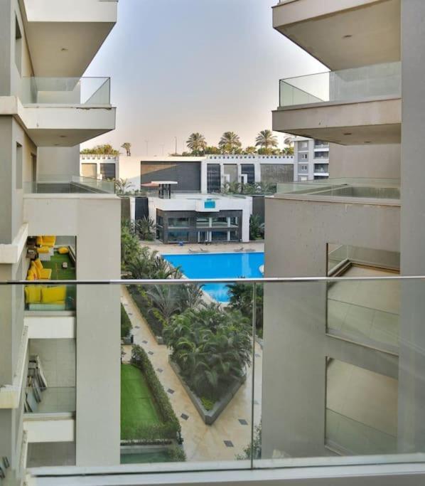 Parkside Boutique 3 Bbr Serviced Apartment - Ocean Blue - Near Airport Le Caire Extérieur photo
